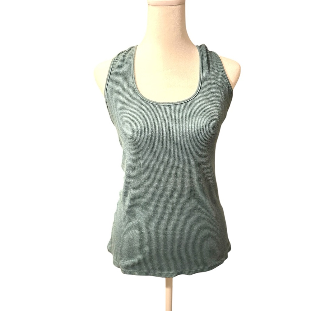 Teal Twist-Back Tank Top Love From YaYa - Picture 2 of 9